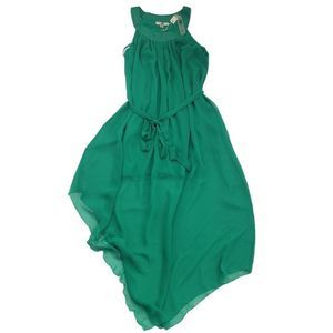 Ya Los Angeles Green Flowy Maxi Dress